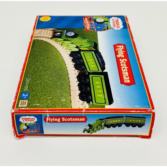 Thomas Wooden Railway Flying Scotsman Engine Tenders Character Card & Box LN - Picture 16 of 16